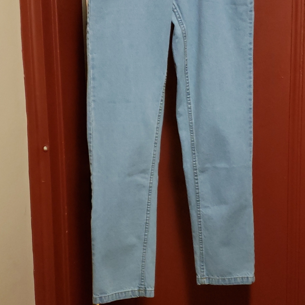 JEANS Scandia Woods Blue 5-Pockets Denim Size 30X32l - Picture 2 of 8